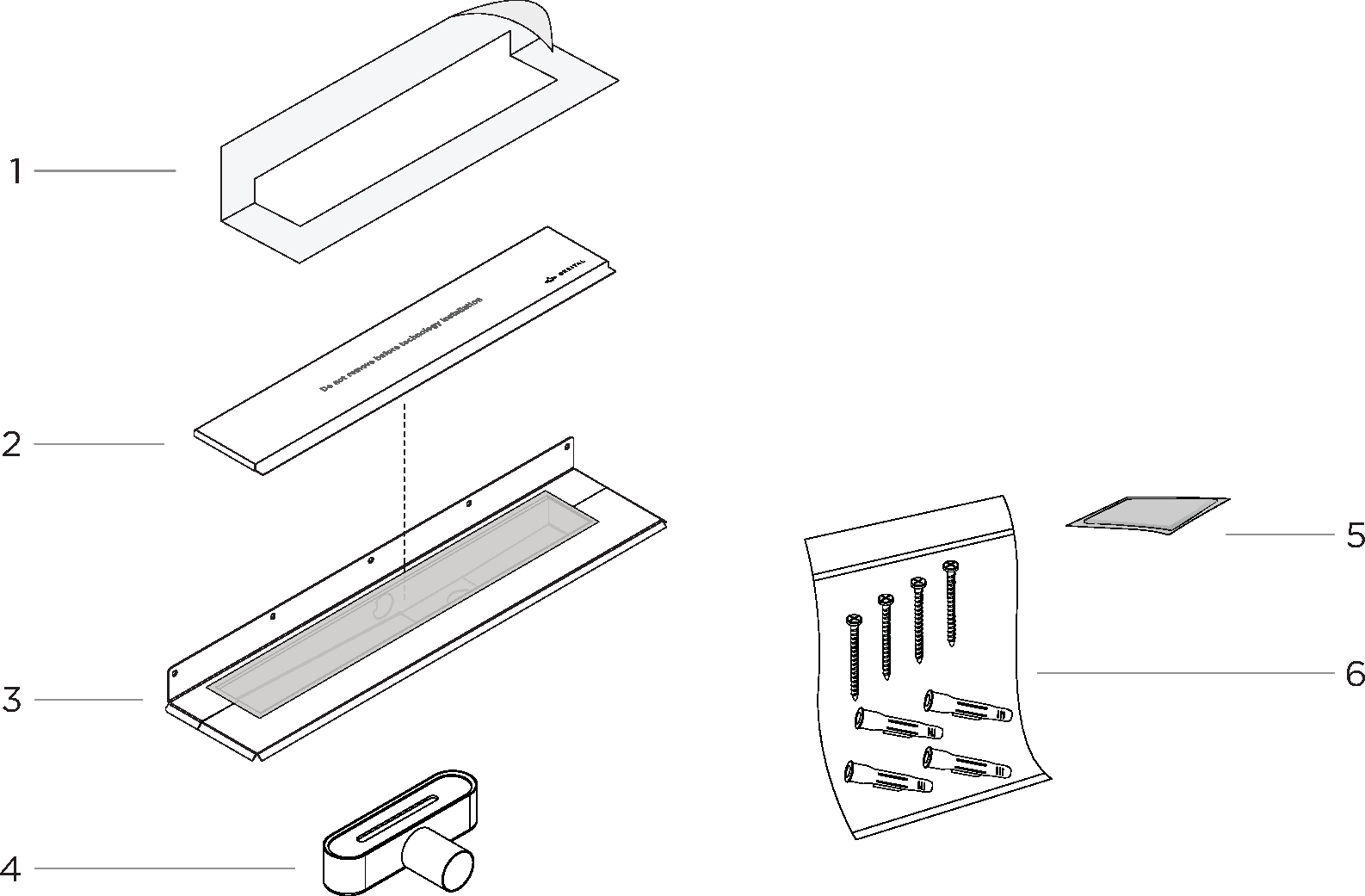 Fixture kit - gulv