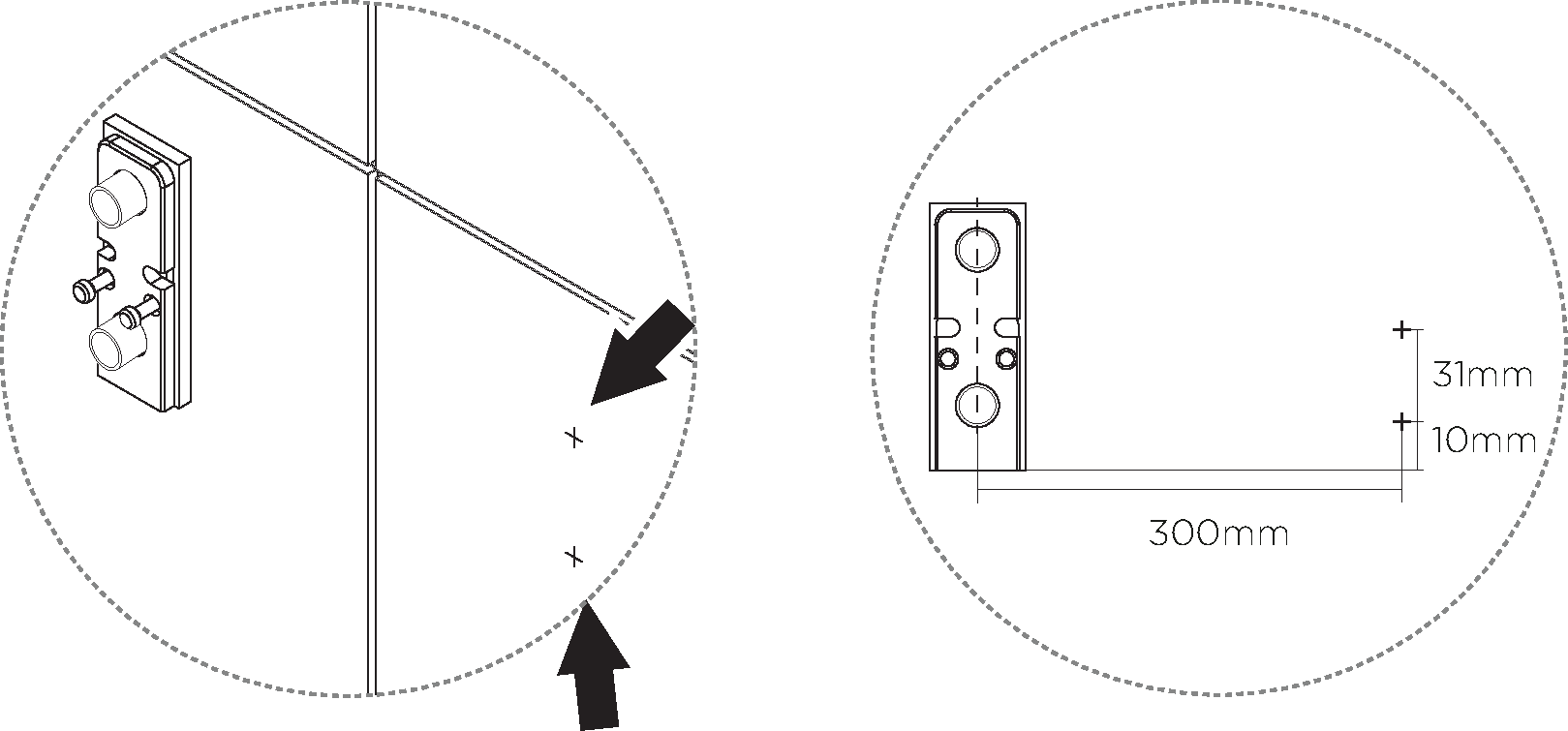 220202_Install_cc60_Diverter_mark_drill_holes_millimeter.eps