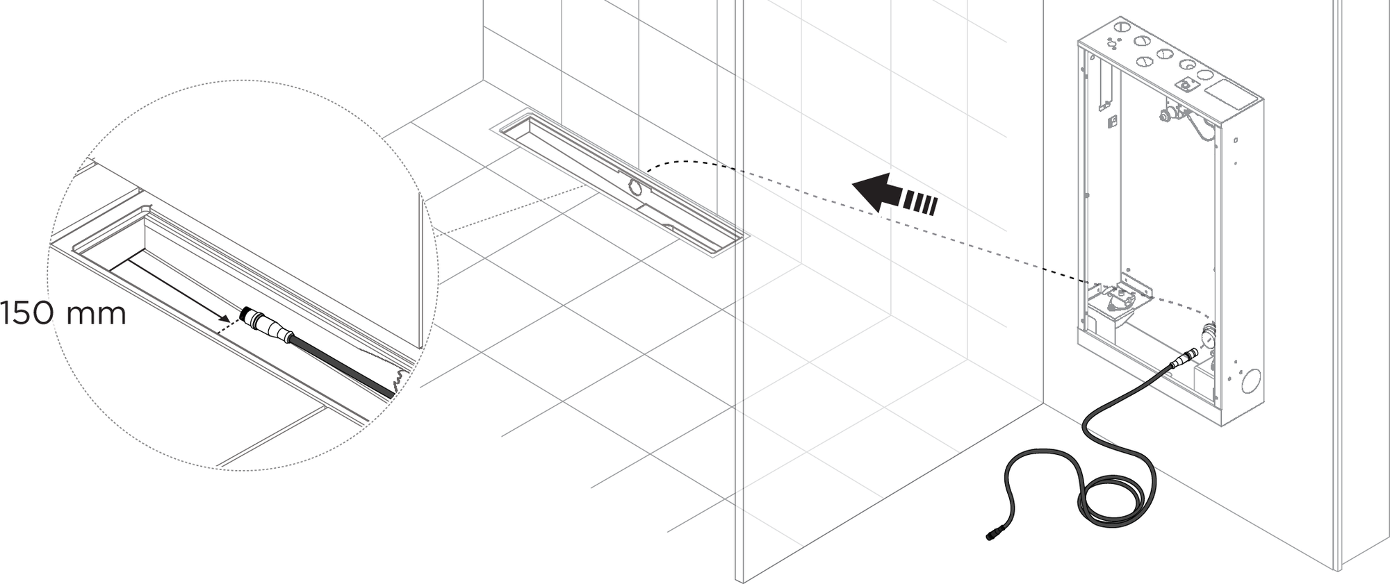 210121_Remote_Cabinet_Wall_mount_inst_drain_hoses_and_cables_2.eps