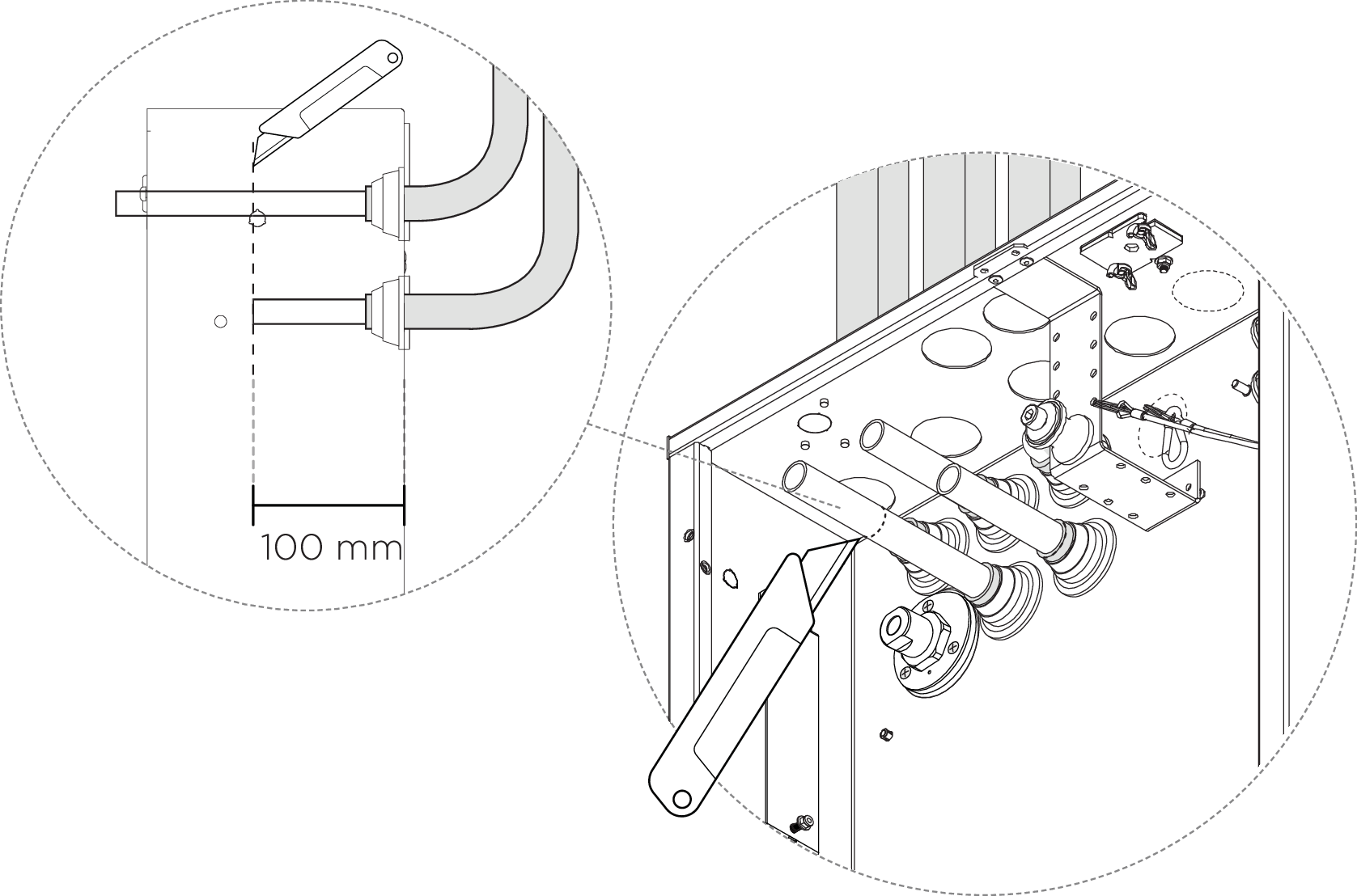 210120_Remote_Cabinet_Wall_mount_pipes_and_connection_cut_hoses_millimeter.eps