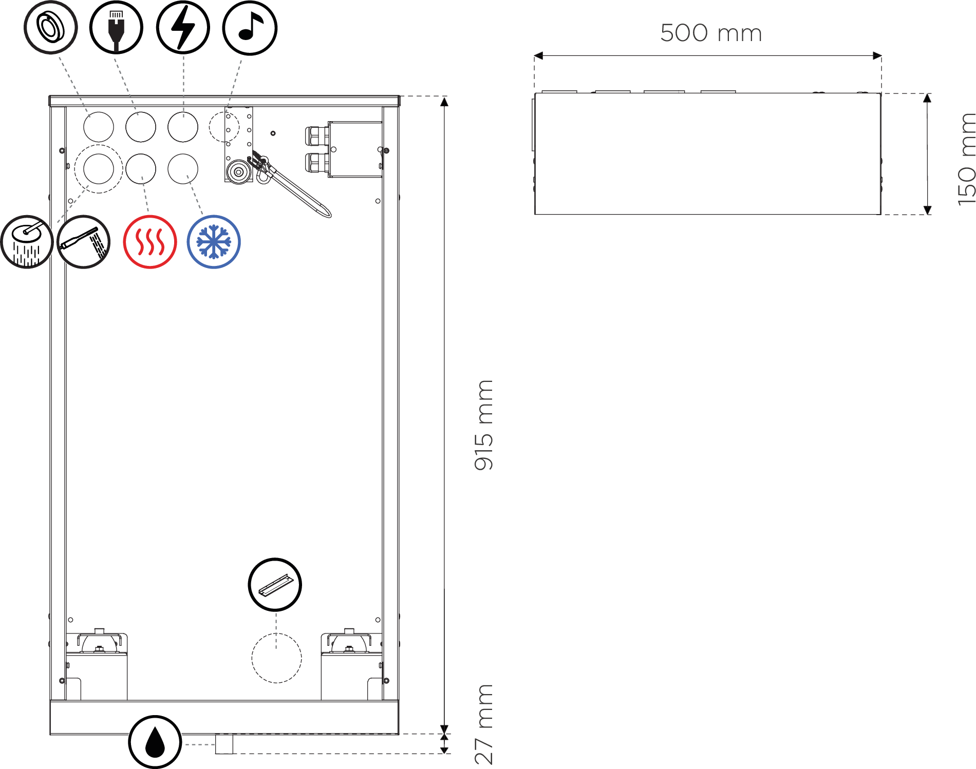 210323_Remote_Cabinet_R3_Wall_mount_Kit_measurements_Millimeter.eps