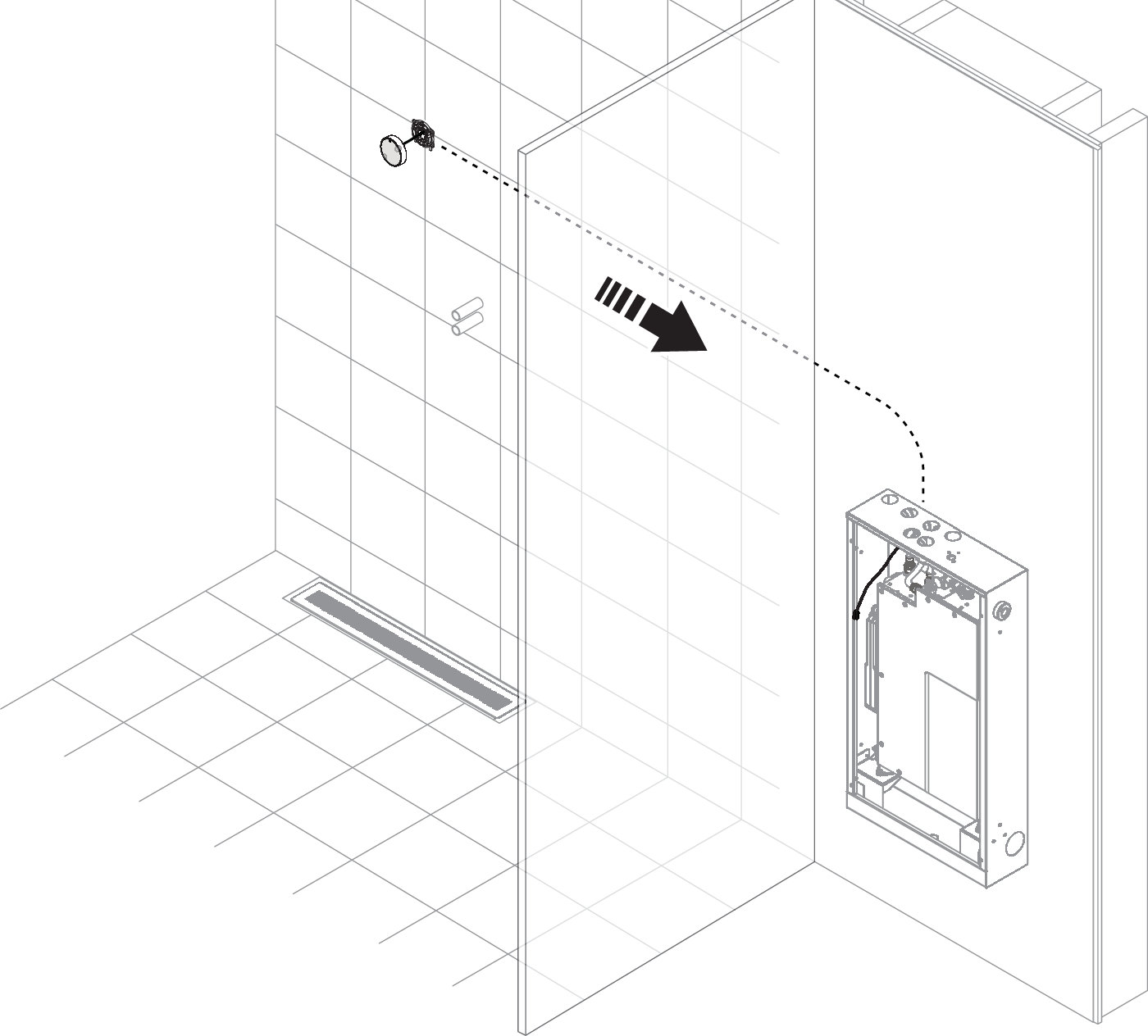 210122_Remote_Cabinet_Wall_mount_pre_inst_piping_OPU.eps