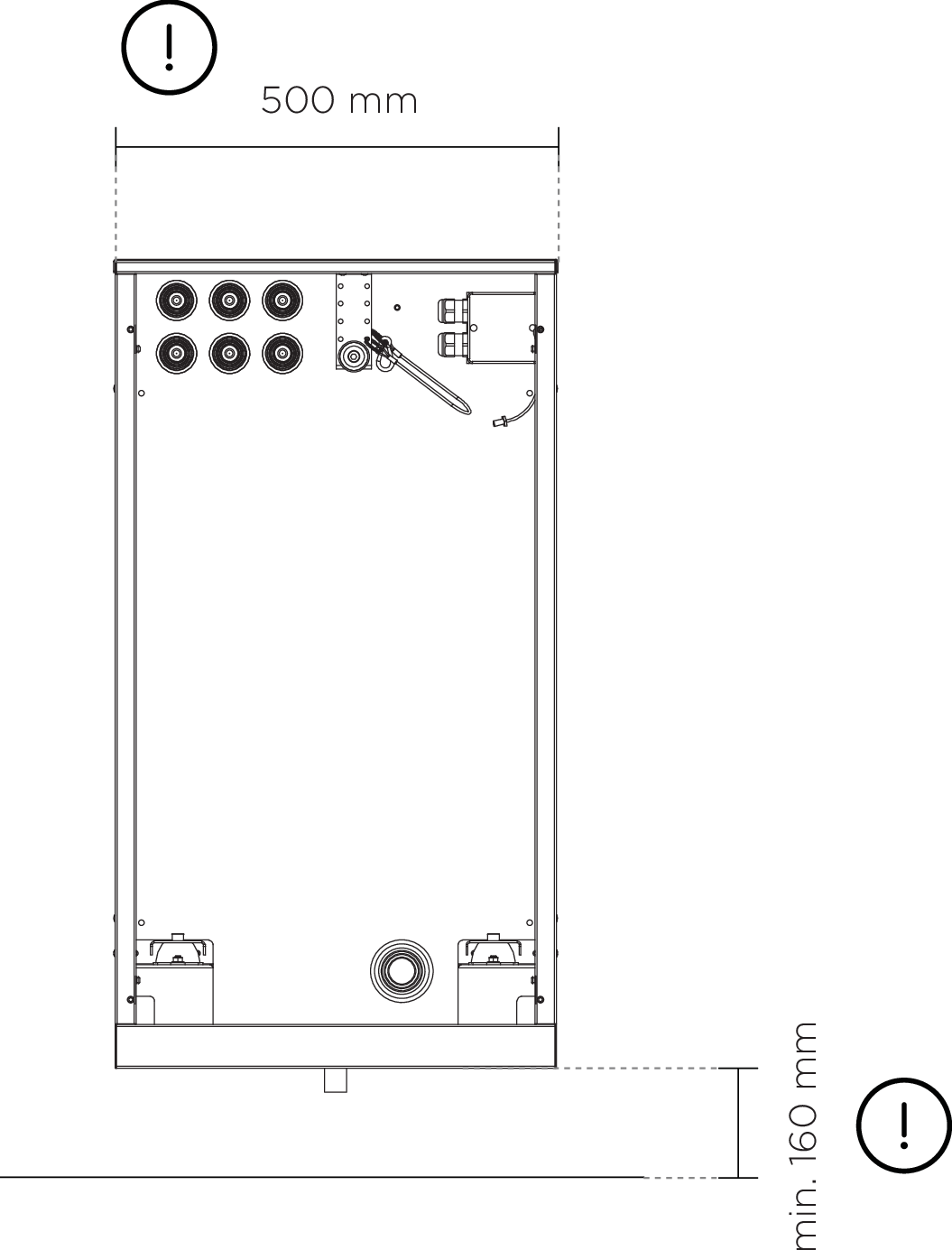 210312_Remote_Cabinet_Wall_mount_mounting_height_millimeter.eps